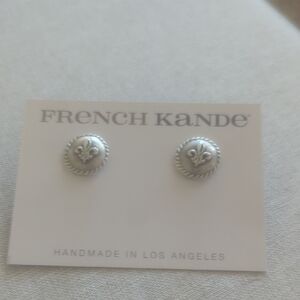 French Kande Silver Earrings